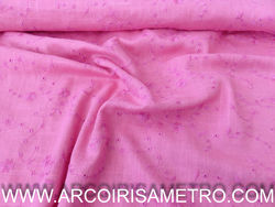 ENGLISH EYELET - PINK LINEN LOOK