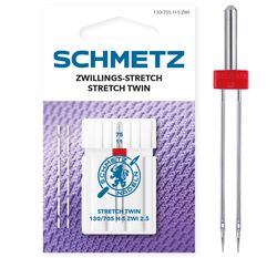 Schmetz double Needle D705 H ZWI 4.0/ 75 FOR JERSEY / LYCRA