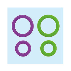 MARCADOR DE MALHAS  REDONDOS - CLOVER