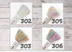 Varigated Sashiko thread 302