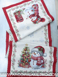 CHRISTMAS TABLE RUNNER - SNOWMAN