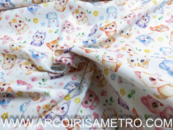 ED DIGITAL PRINT FABRIC - ANIMATED CATS