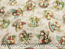 CHRISTMAS ANGELS FABRIC