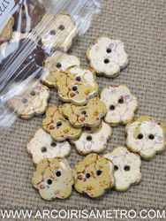 Coconut button - Flower