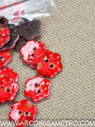 Coconut button - Flower