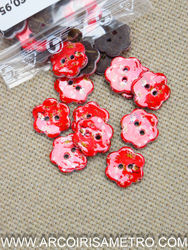 Coconut button - Flower