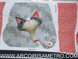 PANEL  - BAG WITH CATS