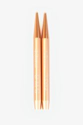 DMC - INTERCHANGEABLE KNITTING NEEDLES ROSE GOLD 4 MM - CURTAS