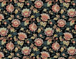 MAKOWER  Dahlia - Laundry Basket Quilts - Canterbury - 1372 K