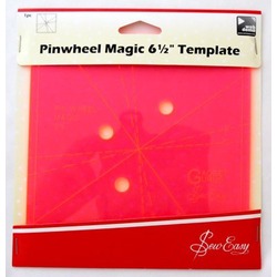 REGUA PINWHEEL MAGIC 6 1/ 2 TEMPLATE