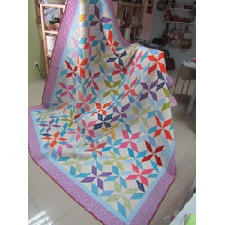 Colored Stars Quilt