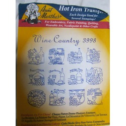 Hot Iron Transfer 3998 - WINE COUNTRY