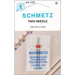 Schmetz Agulha dupla d705 H zwi 2.5/ 80