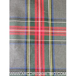 KILT -  XADREZ ESCOCES - CINZETO ESCURO