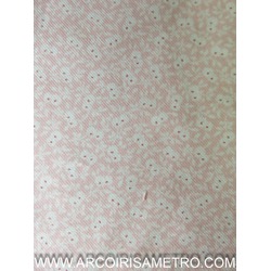 VAIELA FLORAL FUNDO ROSA