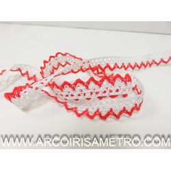 RENDA DE BICOS - VERMELHA -  5182899