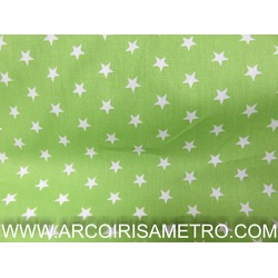 ESTRELINHAS COM FUNDO VERDE ALFACE