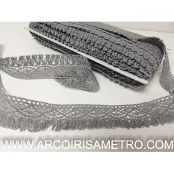 RENDA / FRANJA - CINZENTO