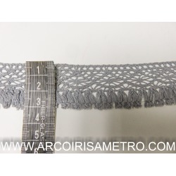 RENDA / FRANJA - CINZENTO