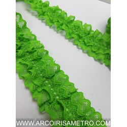 RENDA DUPLA FRANZIDA 4 CM - 012