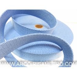 COTTON STRAP FOR BAG HANDLES - BABY BLUE