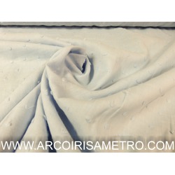 CAMBRAIA CINZA CLARO  com mini pom-pons PLUMETI