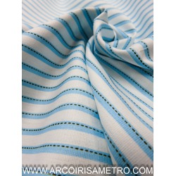 FABRICart - 9106 BLUE STRIPES WITH PINSTRIPE