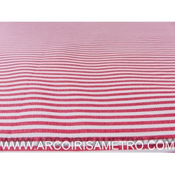 FABRICART - RED STRIPES