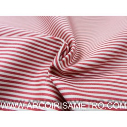 FABRICART - RED STRIPES