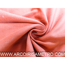 BOMBAZINE COTELE DE VELUDO LARANJA