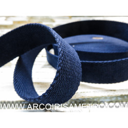 PERCINTA DE ALGODÃO PARA ALÇAS DE MALAS - AZUL ESCURO