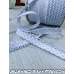 Bias tape with picot - 71486 - BABY BLUE