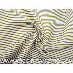 COLEÇAO GOTAS - RISCAS MOSTARDA