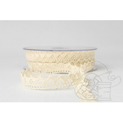 WHITE ZIGZAG LACE 