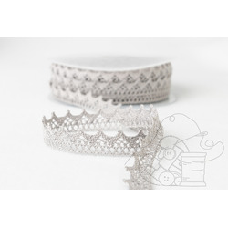 RENDA DE BICOS - CINZA