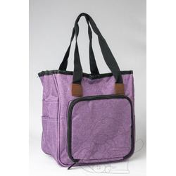 KNITTING BACK WITH STRAPS - PURPLE