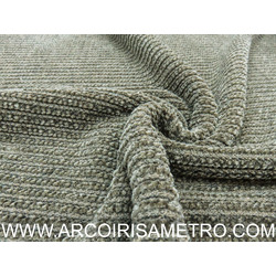 MALHA CHENILLE - VERDE SECO