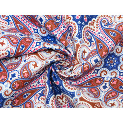 TECIDO INDIGO - MANDALA AZUL