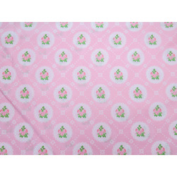 CIRCULOS COM ROSAS -  COR-DE-ROSA