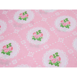 CIRCULOS COM ROSAS -  COR-DE-ROSA