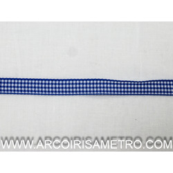 Ribbon mini  Vichy 10mm - DARK BLUE