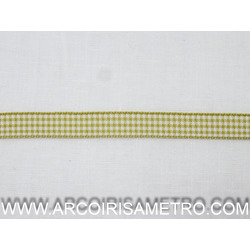 Ribbon mini  Vichy 10mm - MUSTARD YELLOW