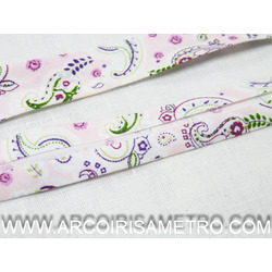 BIAS TAPE - CORNUCOPIAS ON PINK