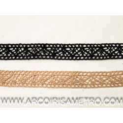 RENDA DE ENTREMEIO FINA - FLORES