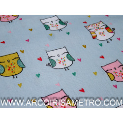 POPPY - LOVELY OWELS - AZUL