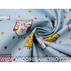 POPPY - LOVELY OWELS - AZUL