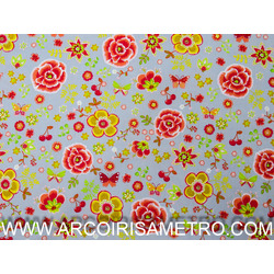 POPPY - HAPPY FLOWERS - CINZA