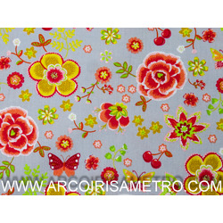 POPPY - HAPPY FLOWERS - CINZA