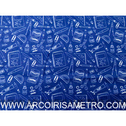 TECIDO INDIGO - MATERIAL ESCOLAR