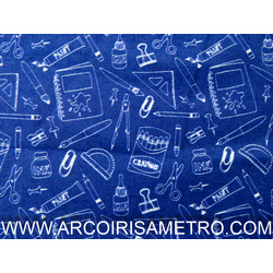 TECIDO INDIGO - MATERIAL ESCOLAR